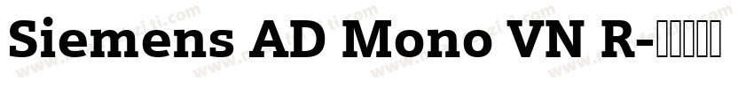 Siemens AD Mono VN R字体转换